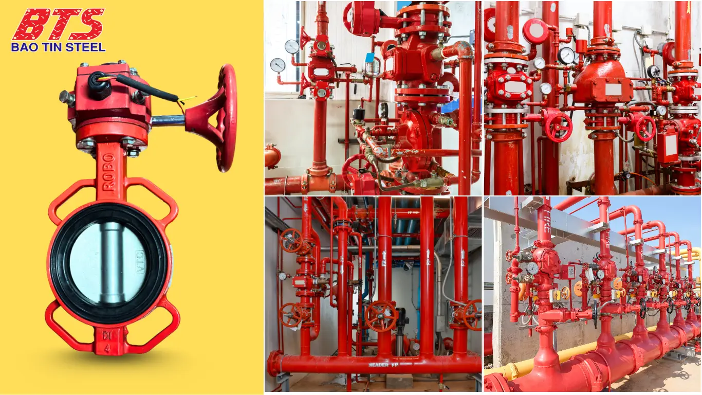 Ứng dụng van bướm điều khiển điện trong các hệ thống pccc