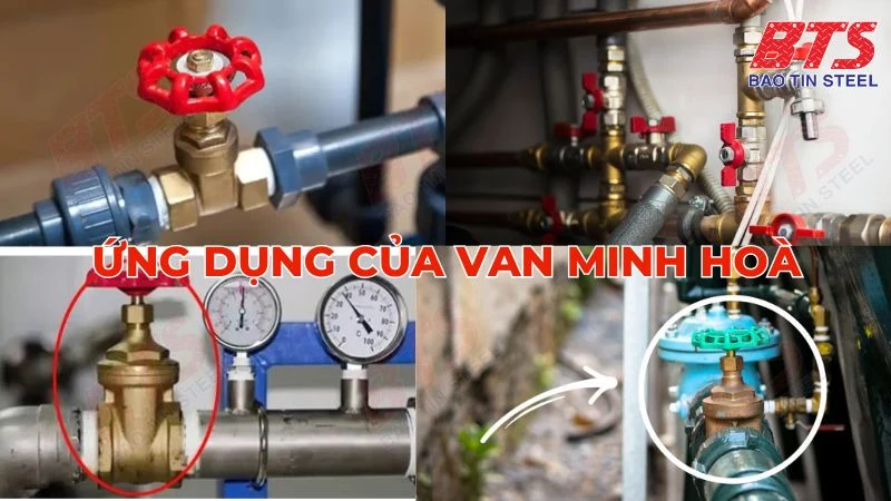 Ứng dụng của van Minh Hòa