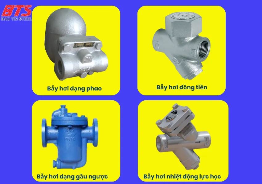 Phân loai bẫy hơi Phân loai bẫy hơi