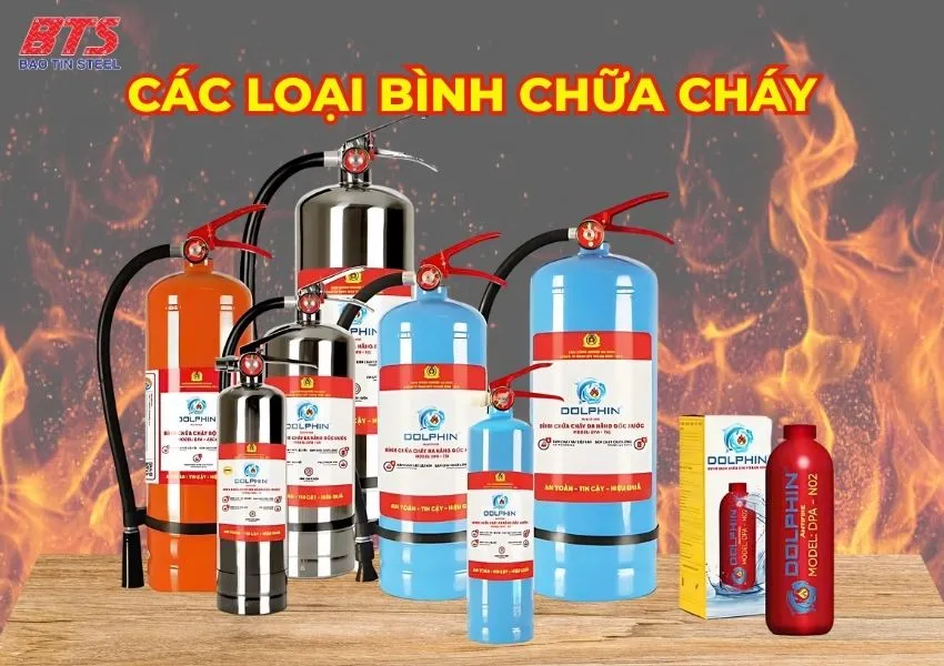 Các loại bình chữa cháy 