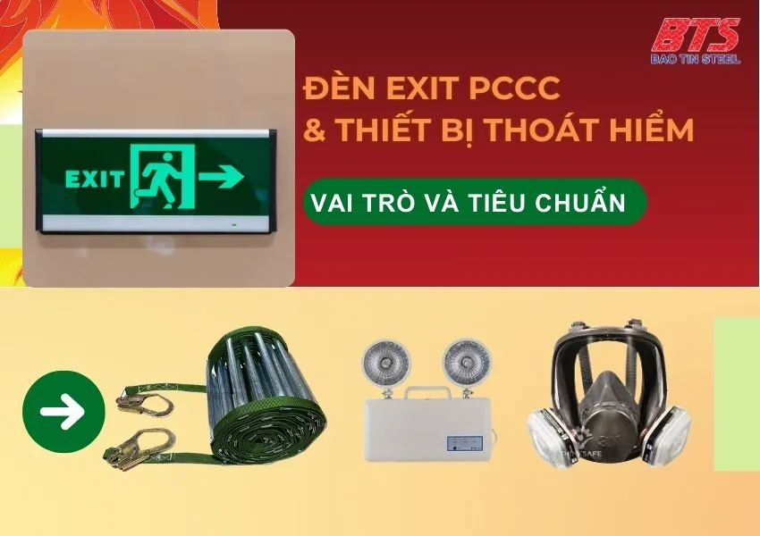 Đèn exit PCCC và thiết bị thoát hiểm