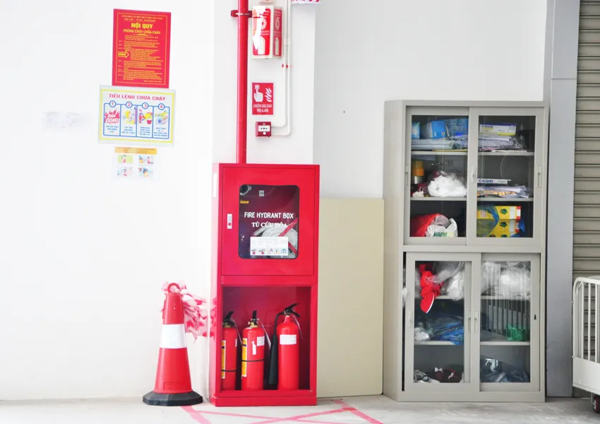 Trang bị thiêt bị PCCC 