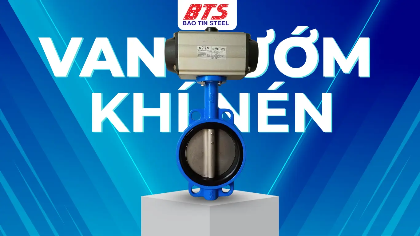 Giá van bướm điều khiển khí nén