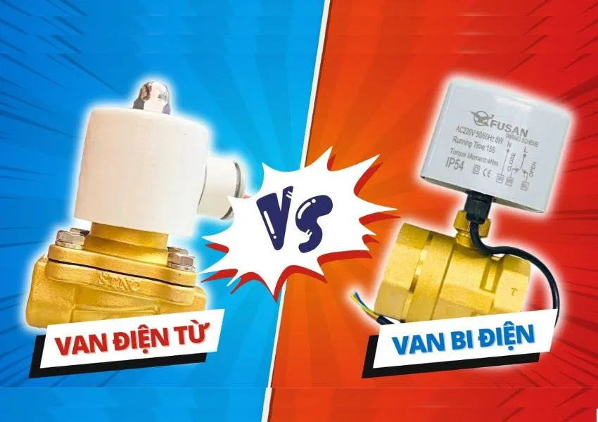 So sánh van bi điện từ và van bi điện