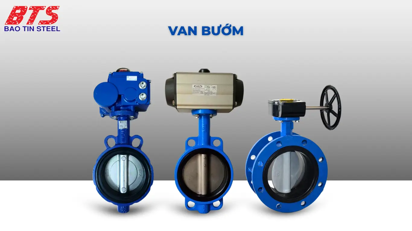 Các loại van bướm