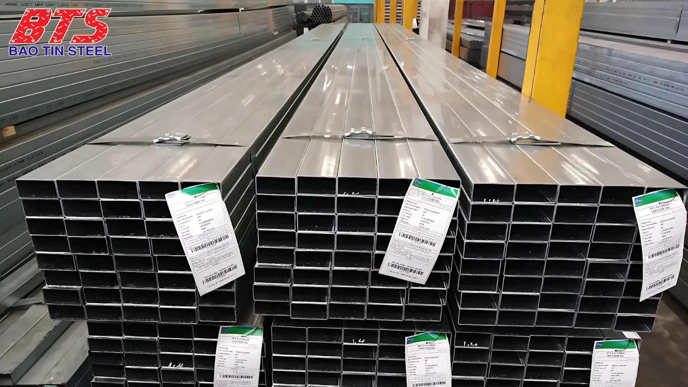 Quy cách thép hộp chữ nhật