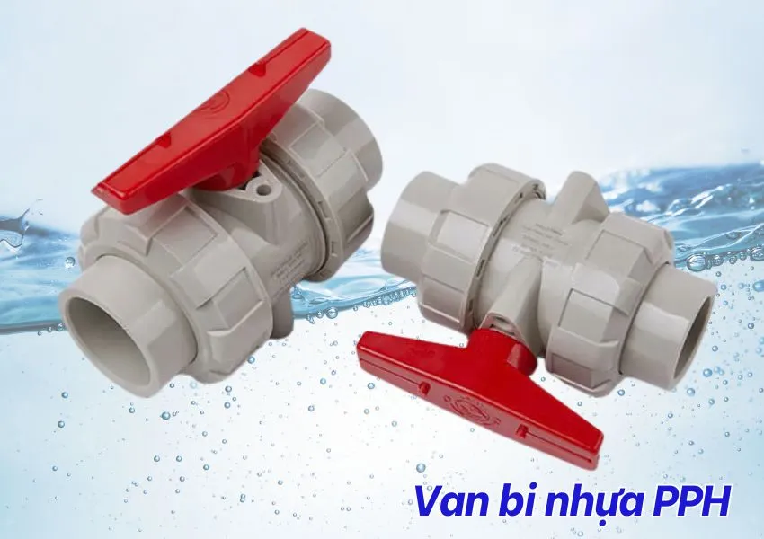 Van bi nhựa PPH