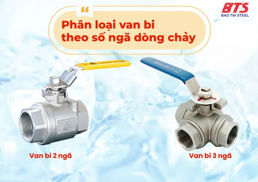 Van bi phân loại theo dòng chảy 
