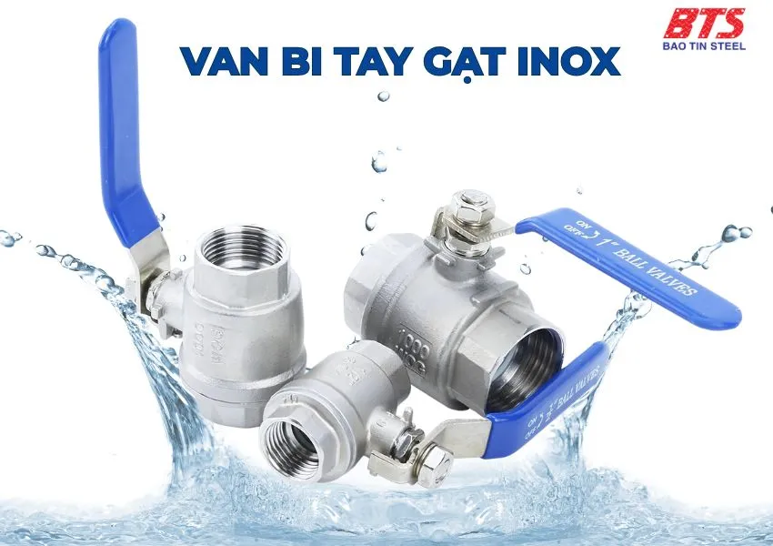 Van bi tay gạt inox 