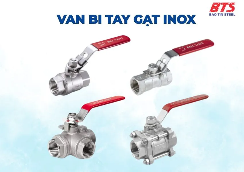 Van bi inox dạng tay gạt 