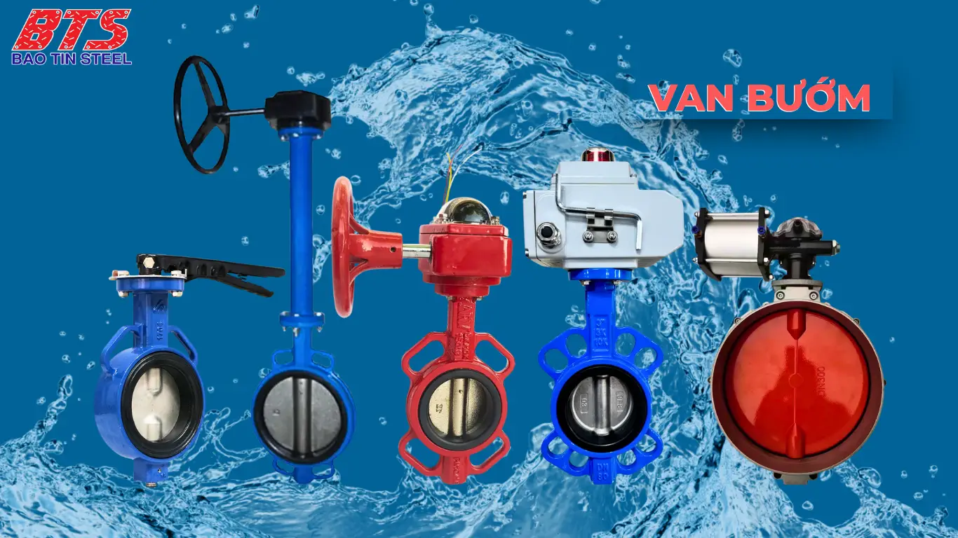 Các loại van bướm