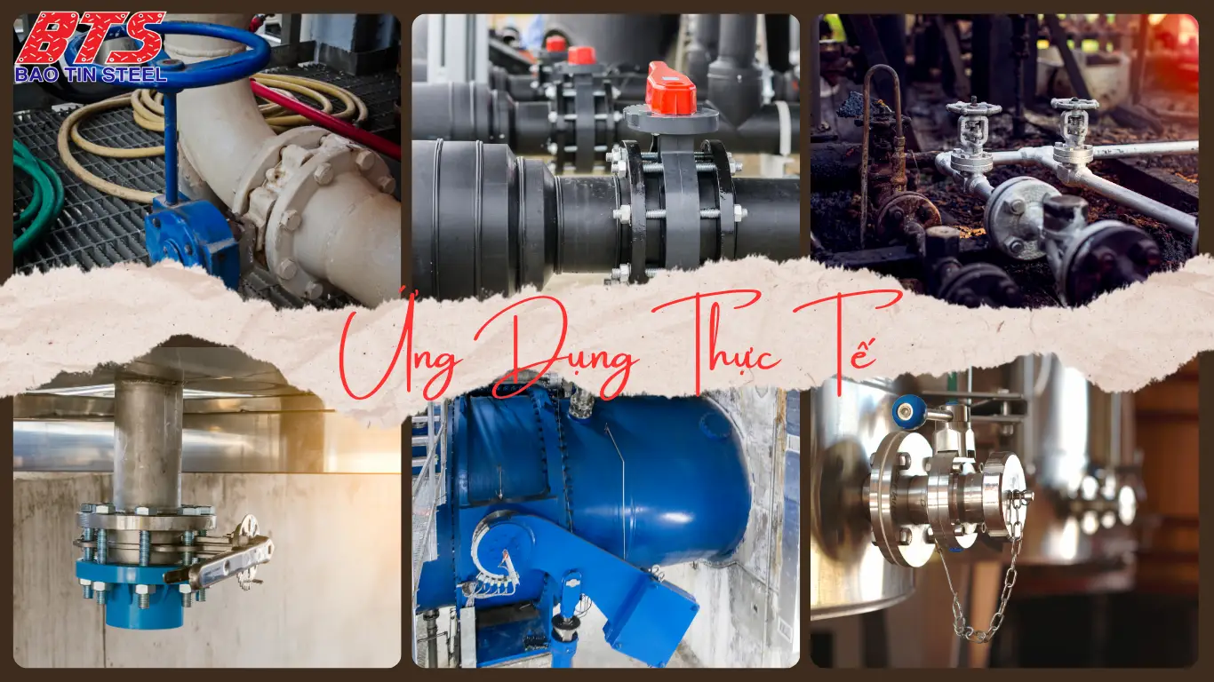 Ứng dụng thực tế của van bướm