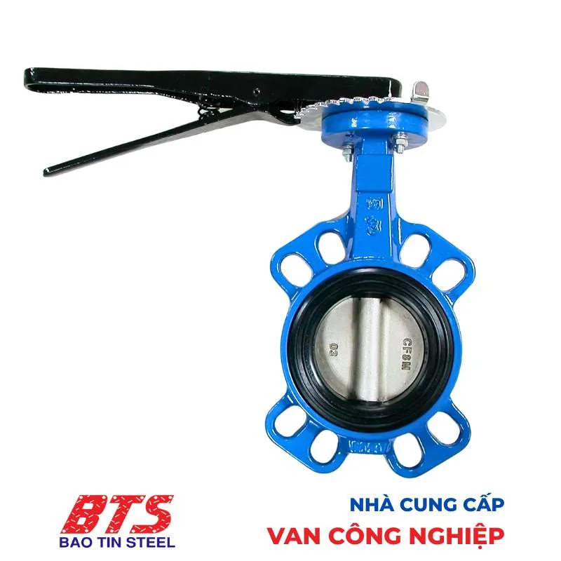 Van bướm tay gạt DN100