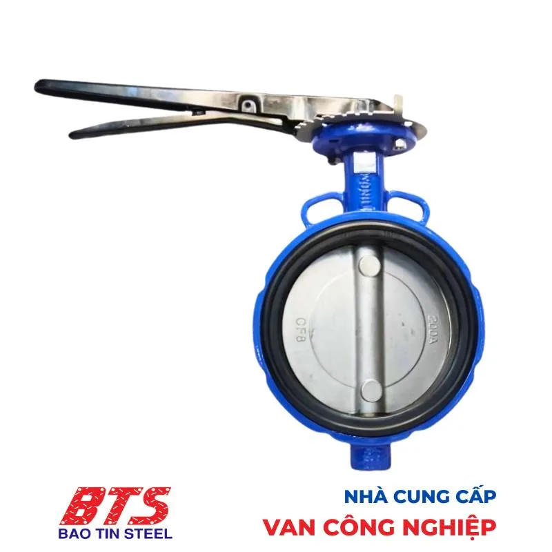 Van bướm tay gạt DN200