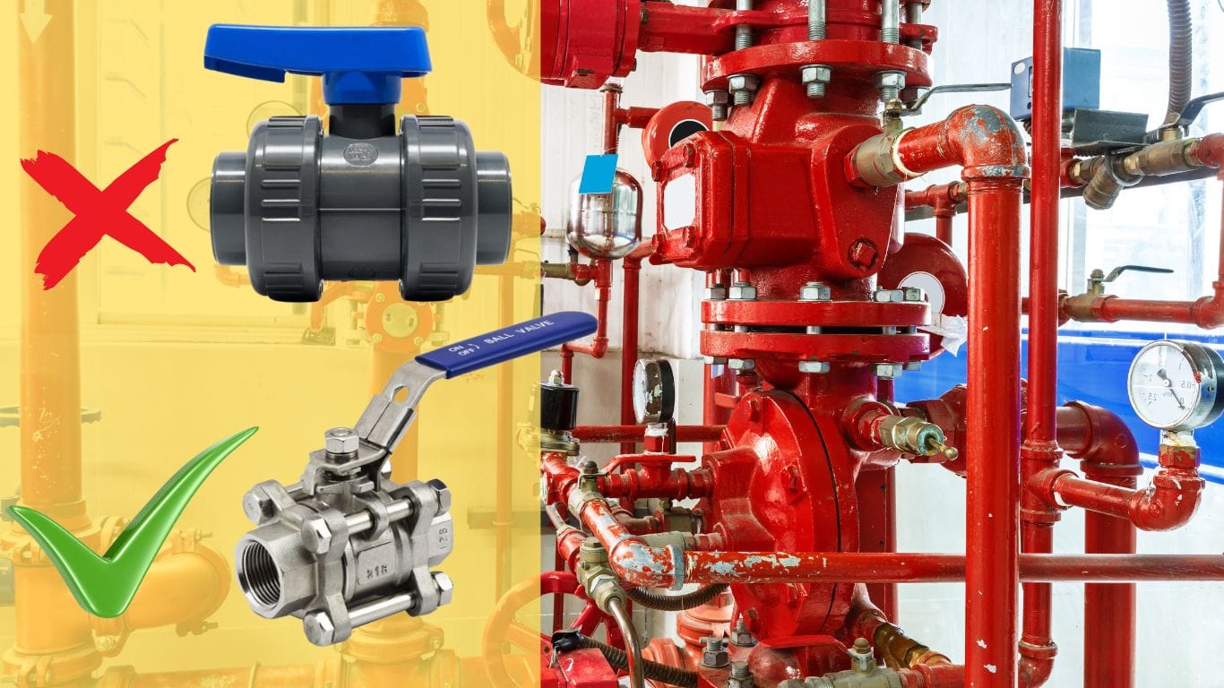 Có nên dùng van bi nhựa uPVC