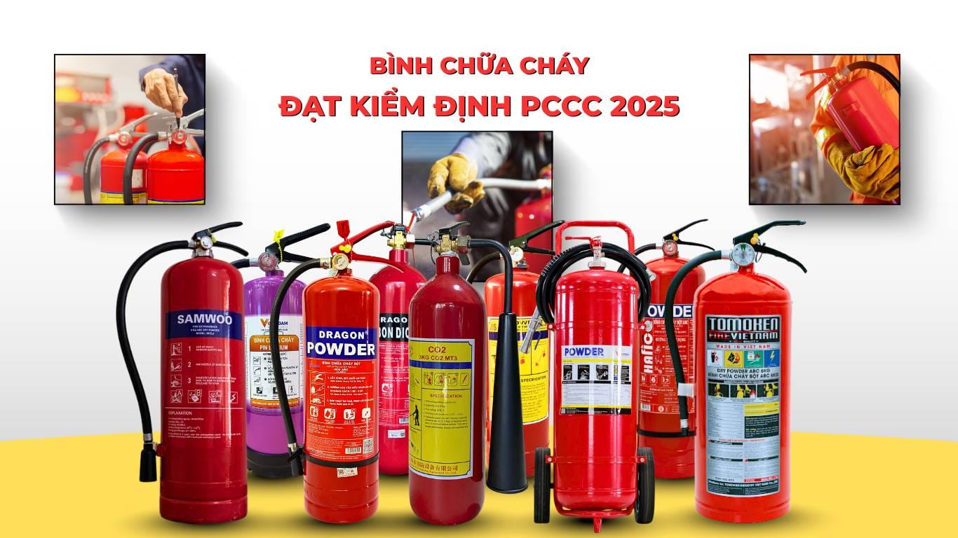Bình Chữa Cháy Đạt Kiểm Định PCCC 2025