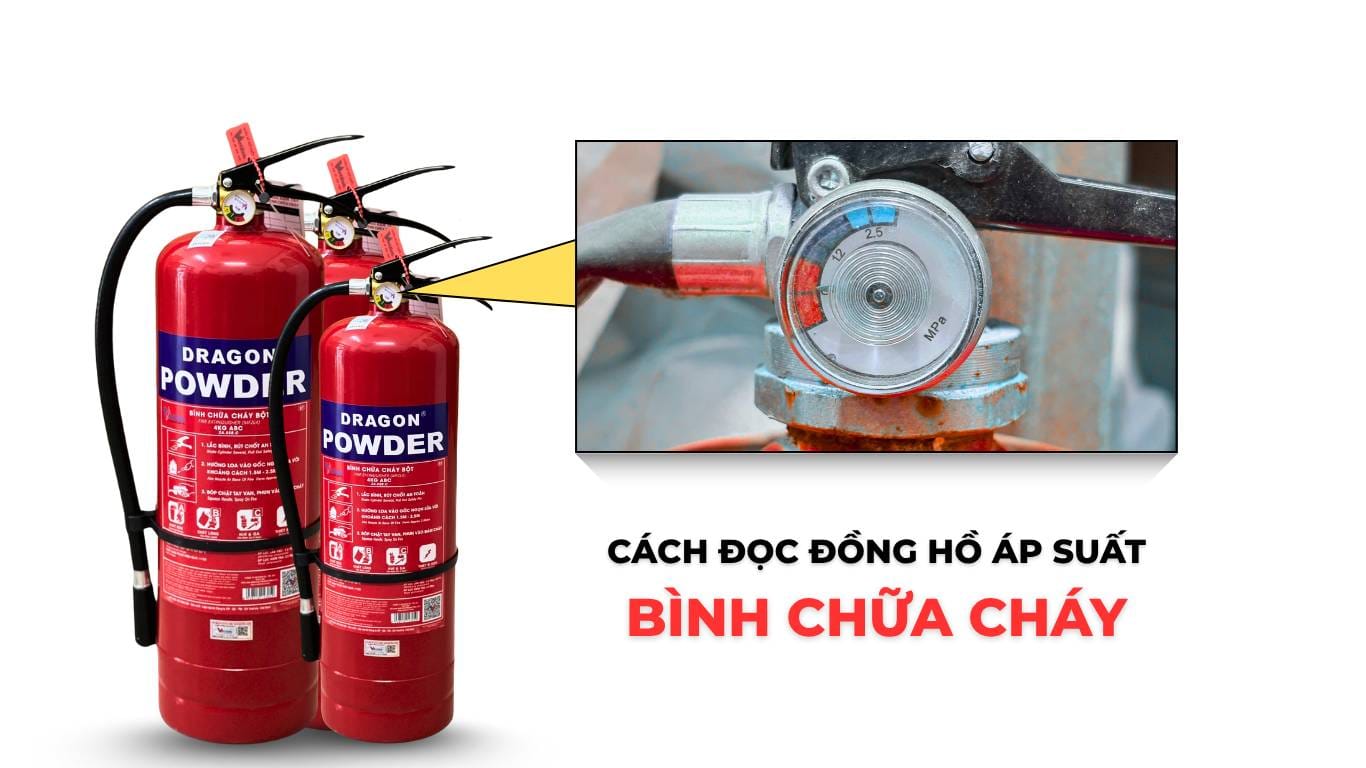 Hướng dẫn đọc đồng hồ áp suất bình chữa cháy đúng cách