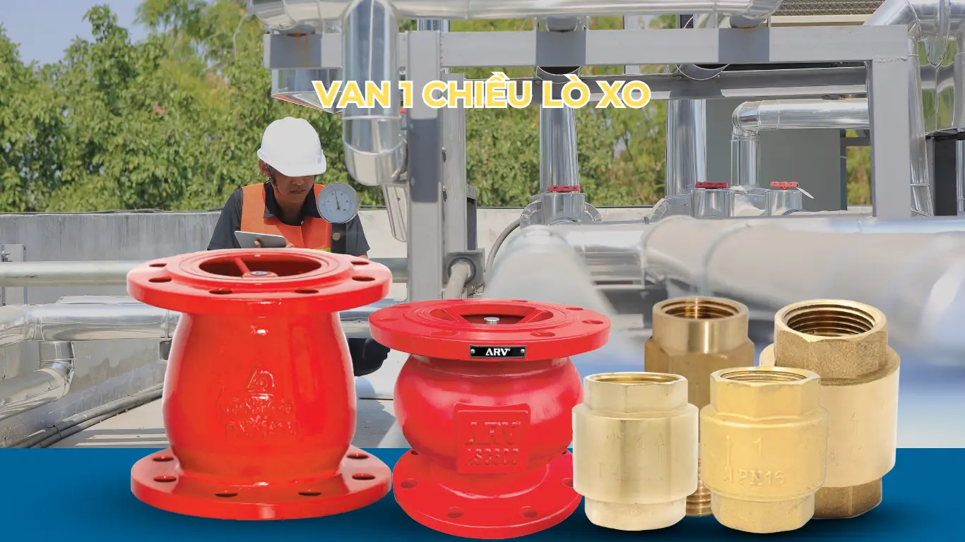 Van 1 chiều lò xo (Spring Check Valve)
