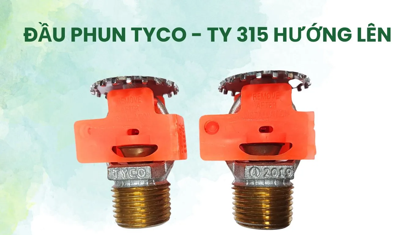 Đầu phun sprinkller hướng lên TYCO tại BTS