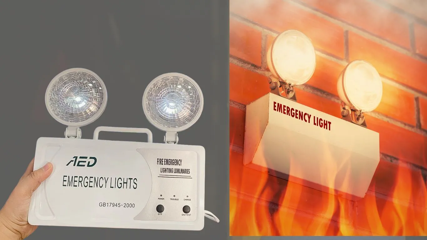 Ứng dụng đèn sự cố AED