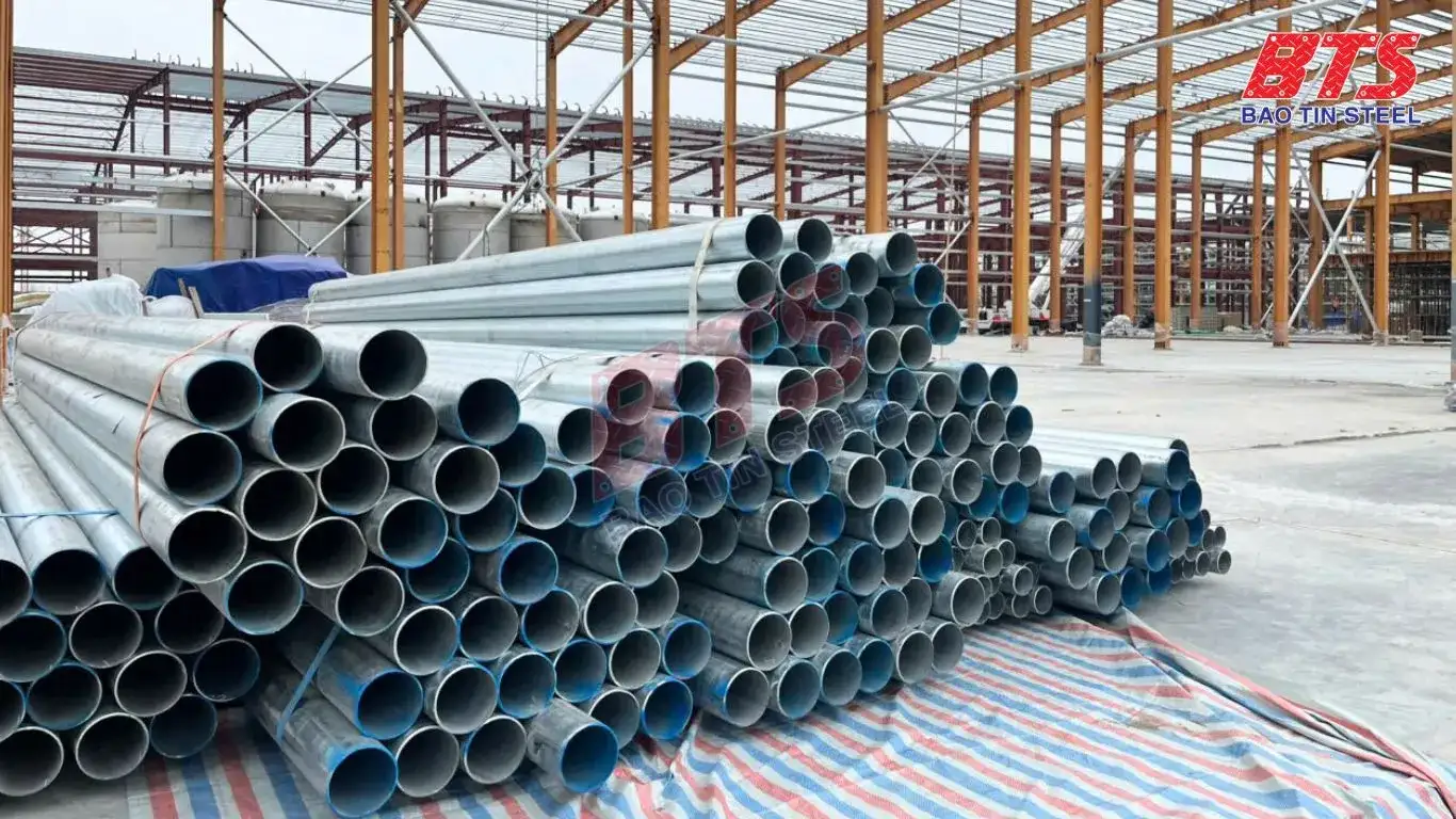 Ống thép mạ kẽm nhập khẩu được Thép bảo Tín cung cấp 