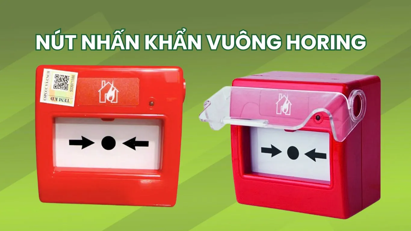 Nút nhấn khẩn vuông HORING