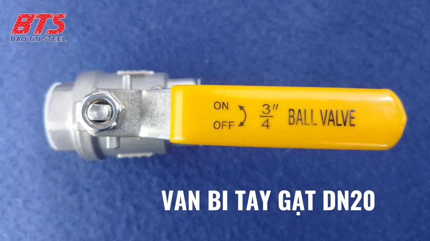 Van bi tay gạt DN20