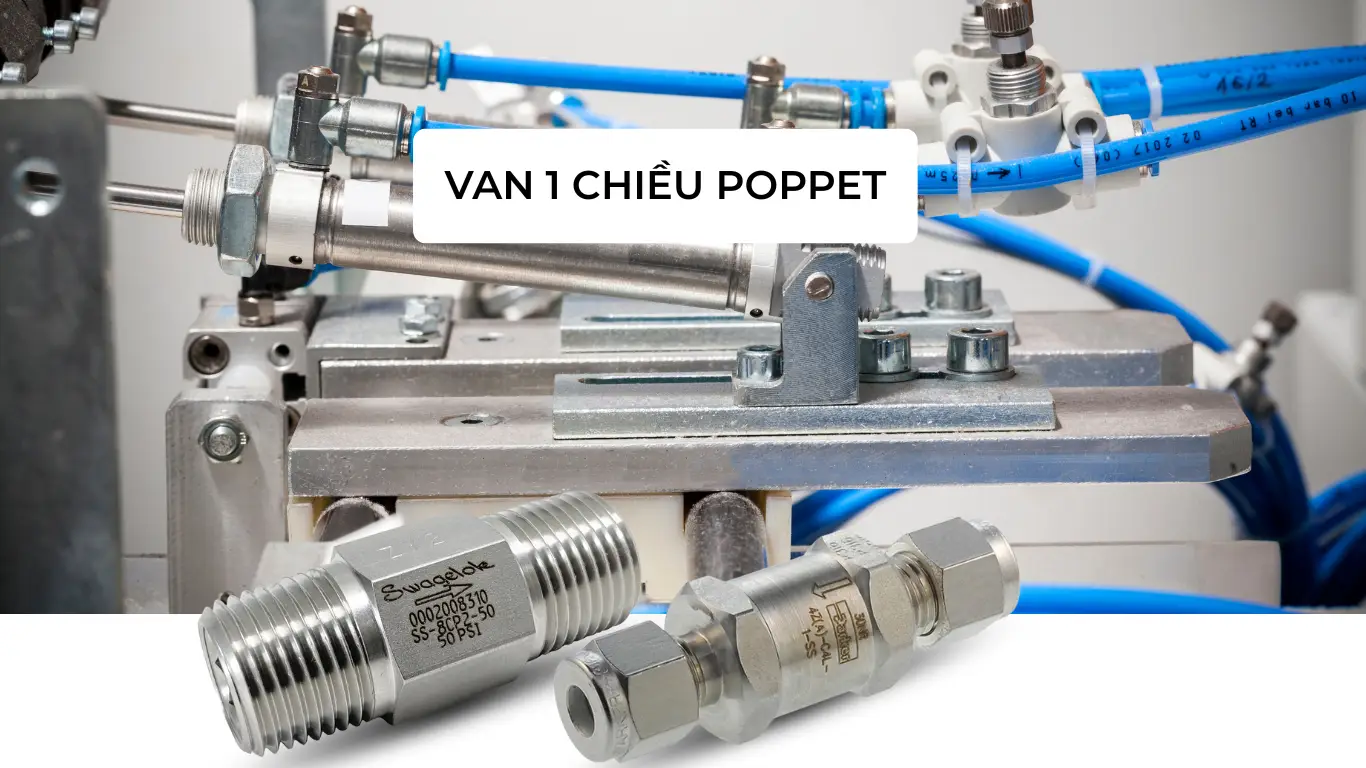 Van 1 chiều poppet