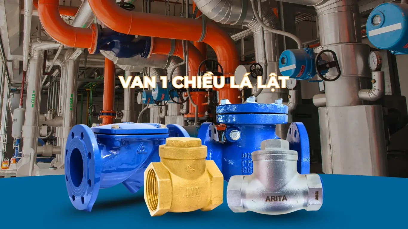 Van 1 chiều lá lật