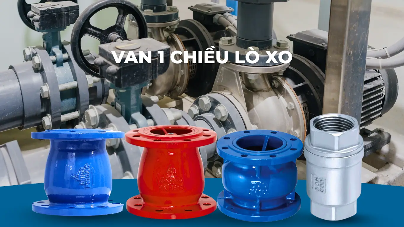 Các loại van 1 chiều lò xo