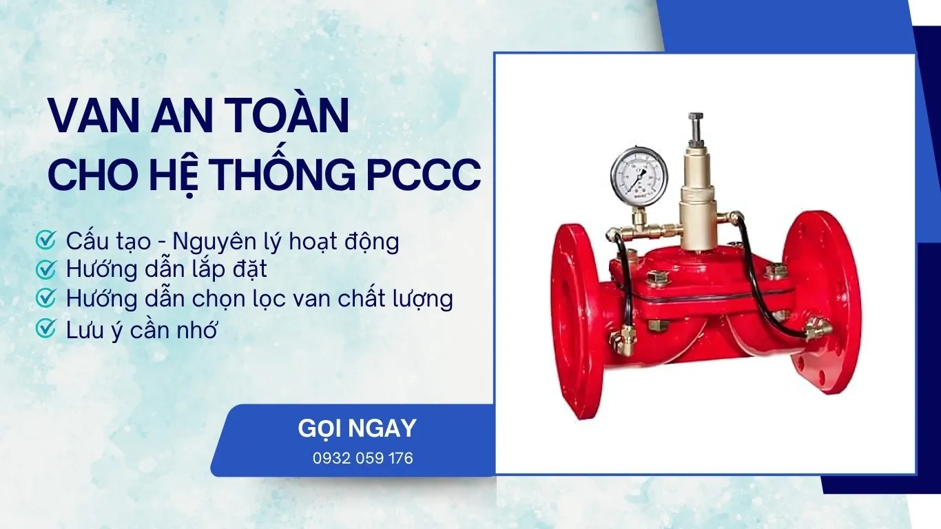 Van an toàn cho hệ thống PCCC