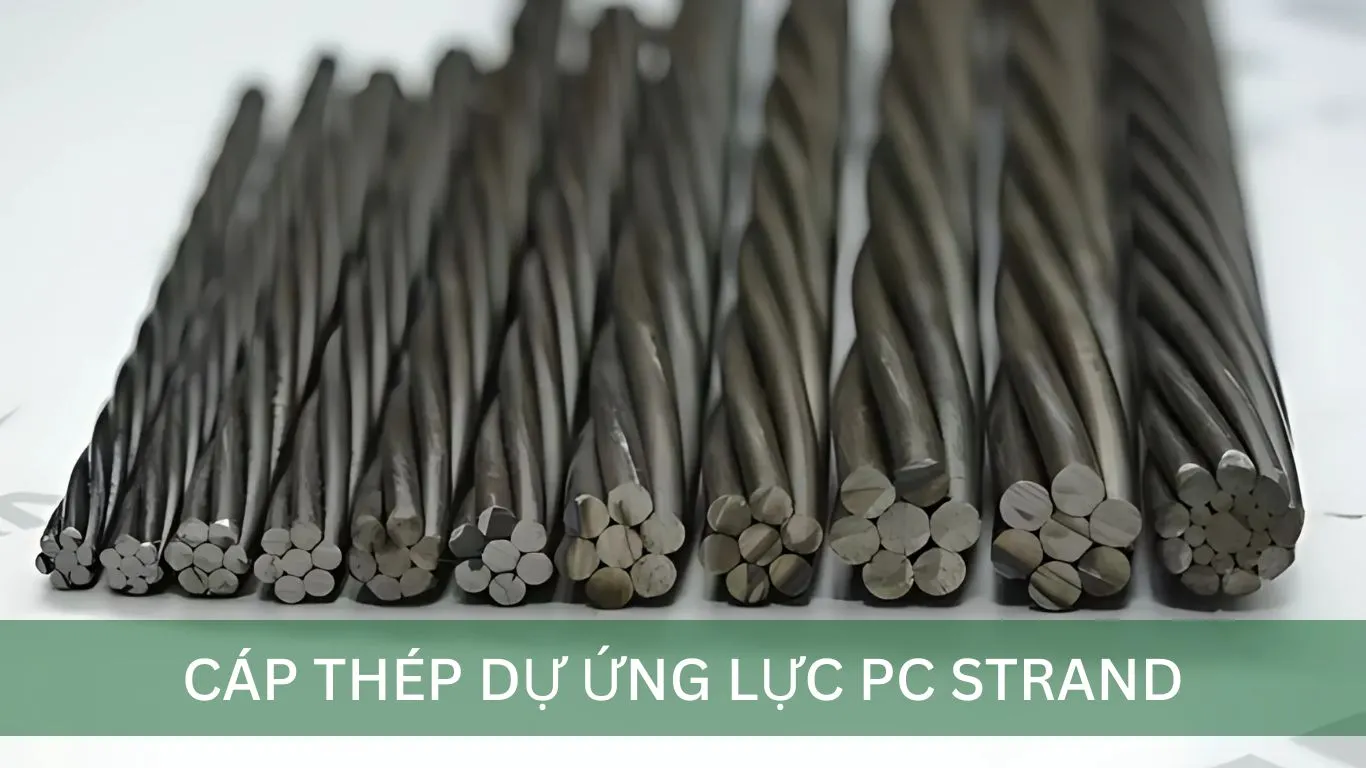Cáp thép dự ứng lực Cáp thép dự ứng lực