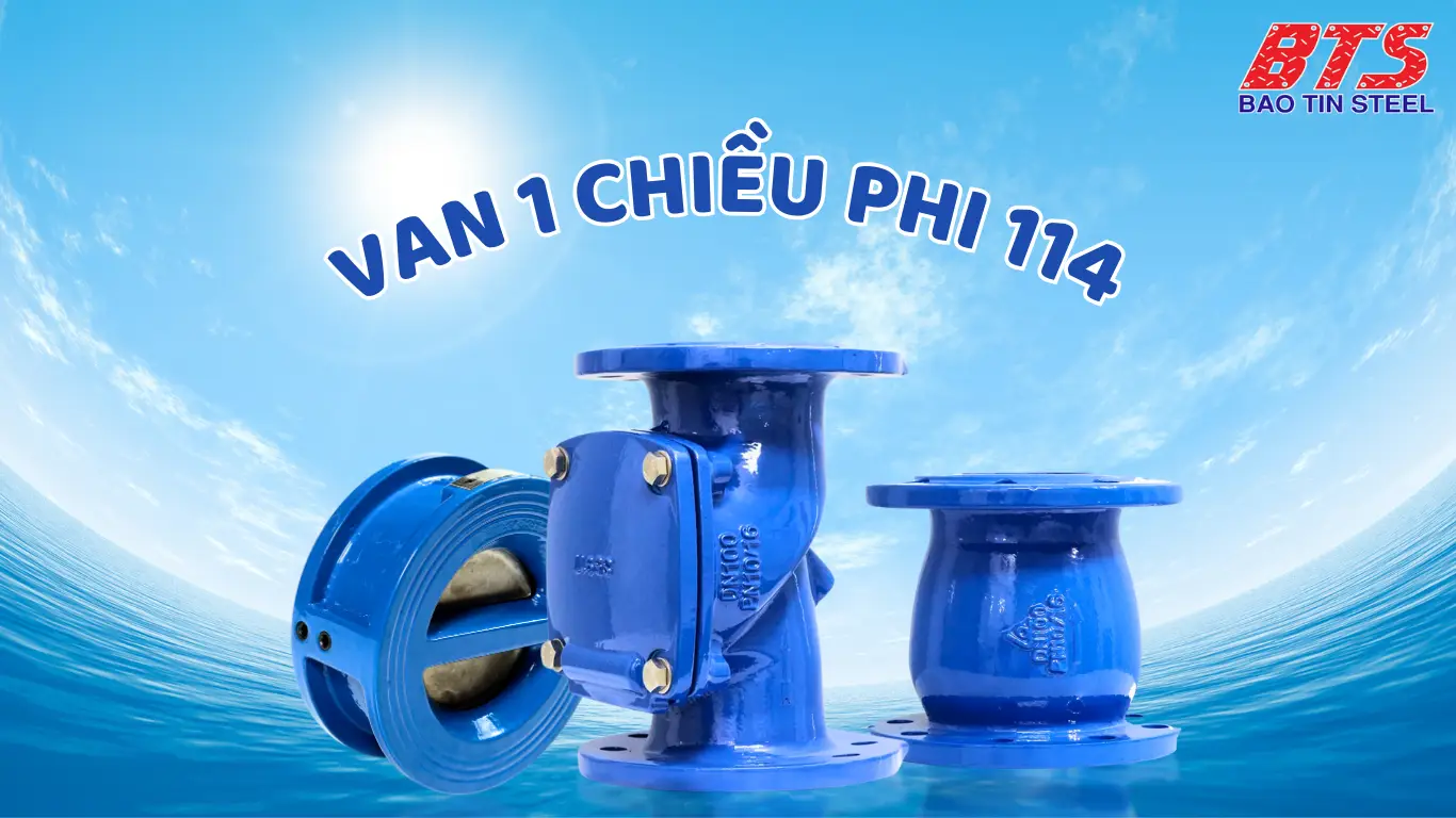 Các dòng van 1 chiều phi 114