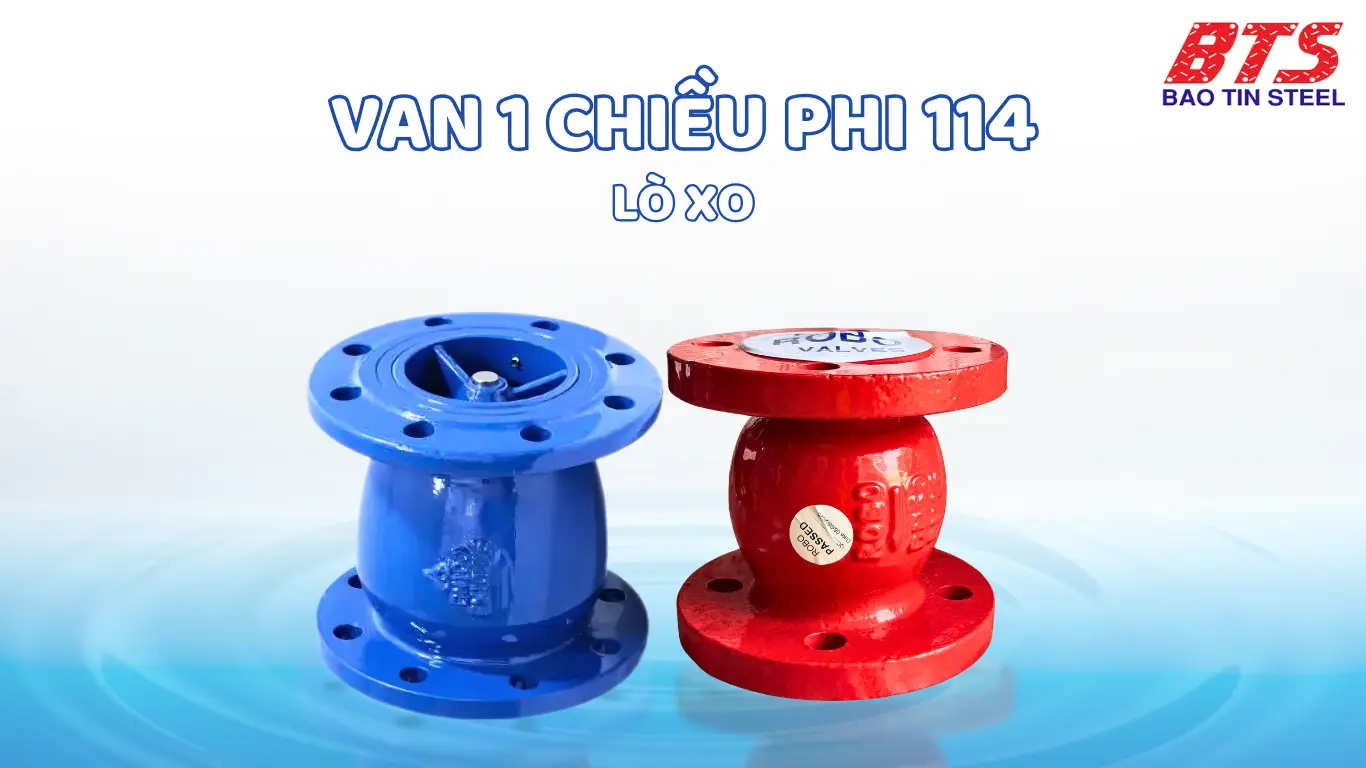 Van một chiều lò xo