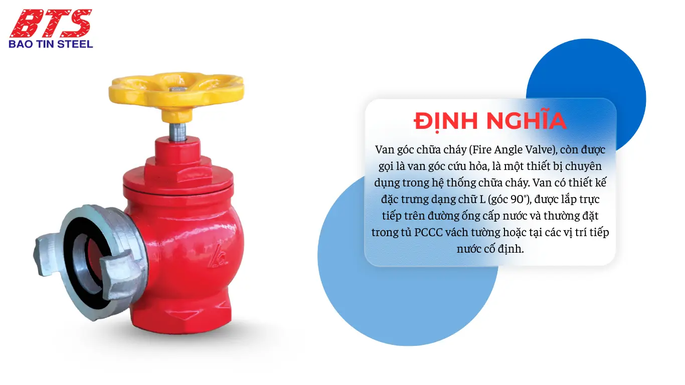 Định nghĩa về van góc chữa cháy