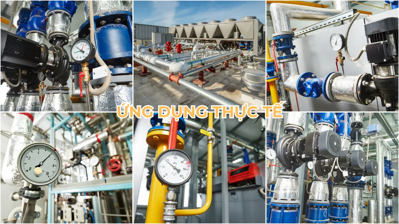 Ứng dụng thực tế của van hơi 1 chiều