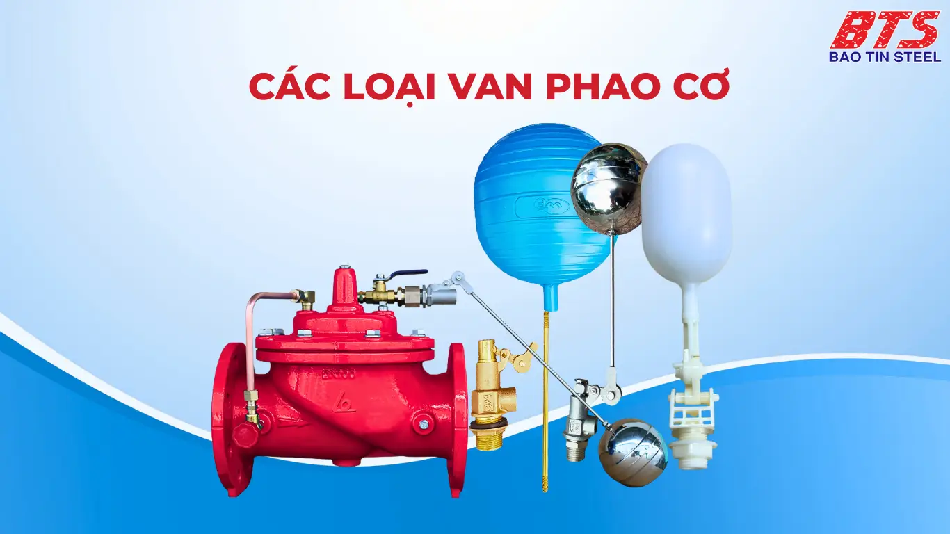 Các loại van phao phổ biến