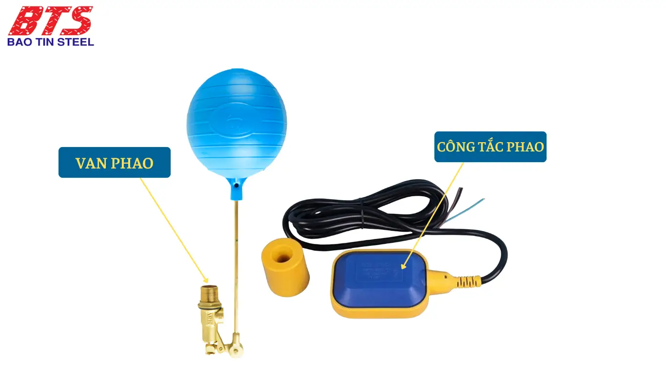 Phân biệt giữa Van phao và Công tắc phao
