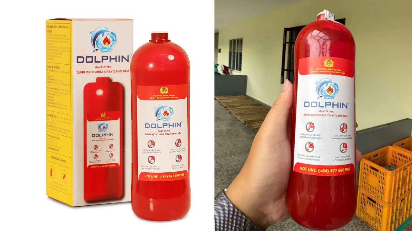 Bình chữa cháy dạng ném Dolphin