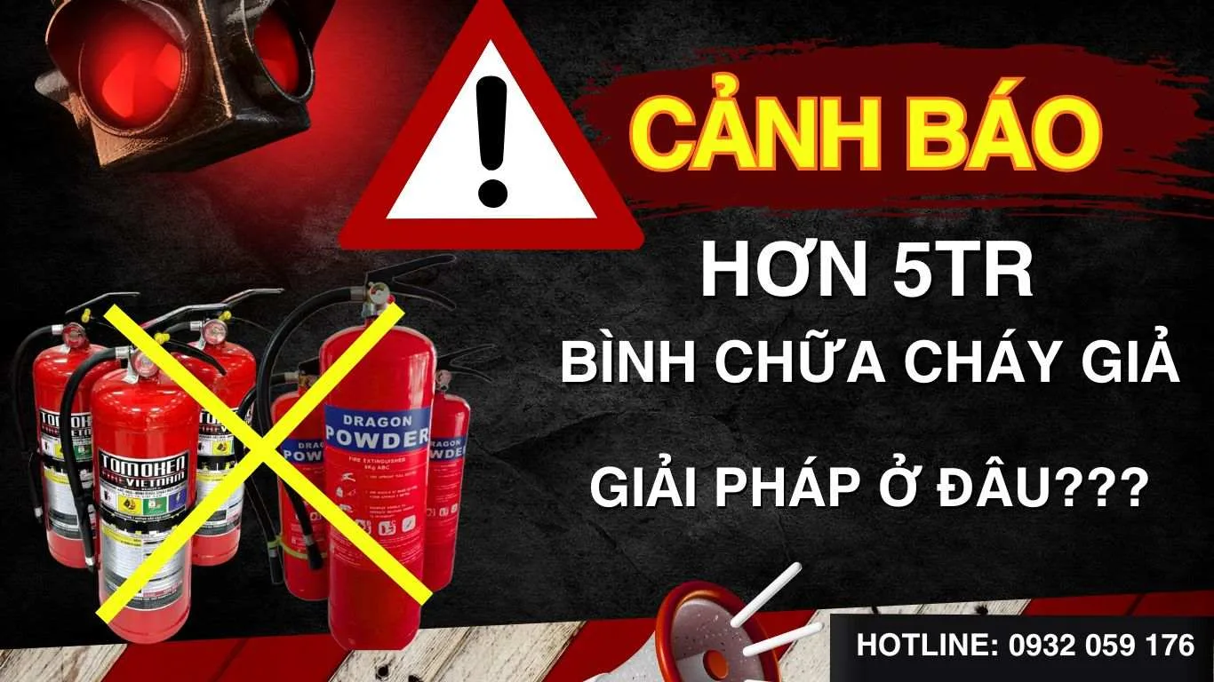 Cảnh báo bình chữa cháy giả Tomoken và Dragon