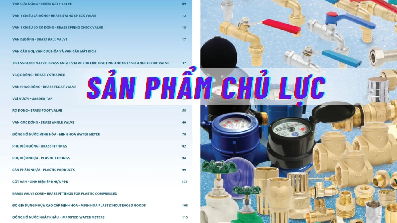 Sản phẩm chủ lực của công ty Minh Hòa