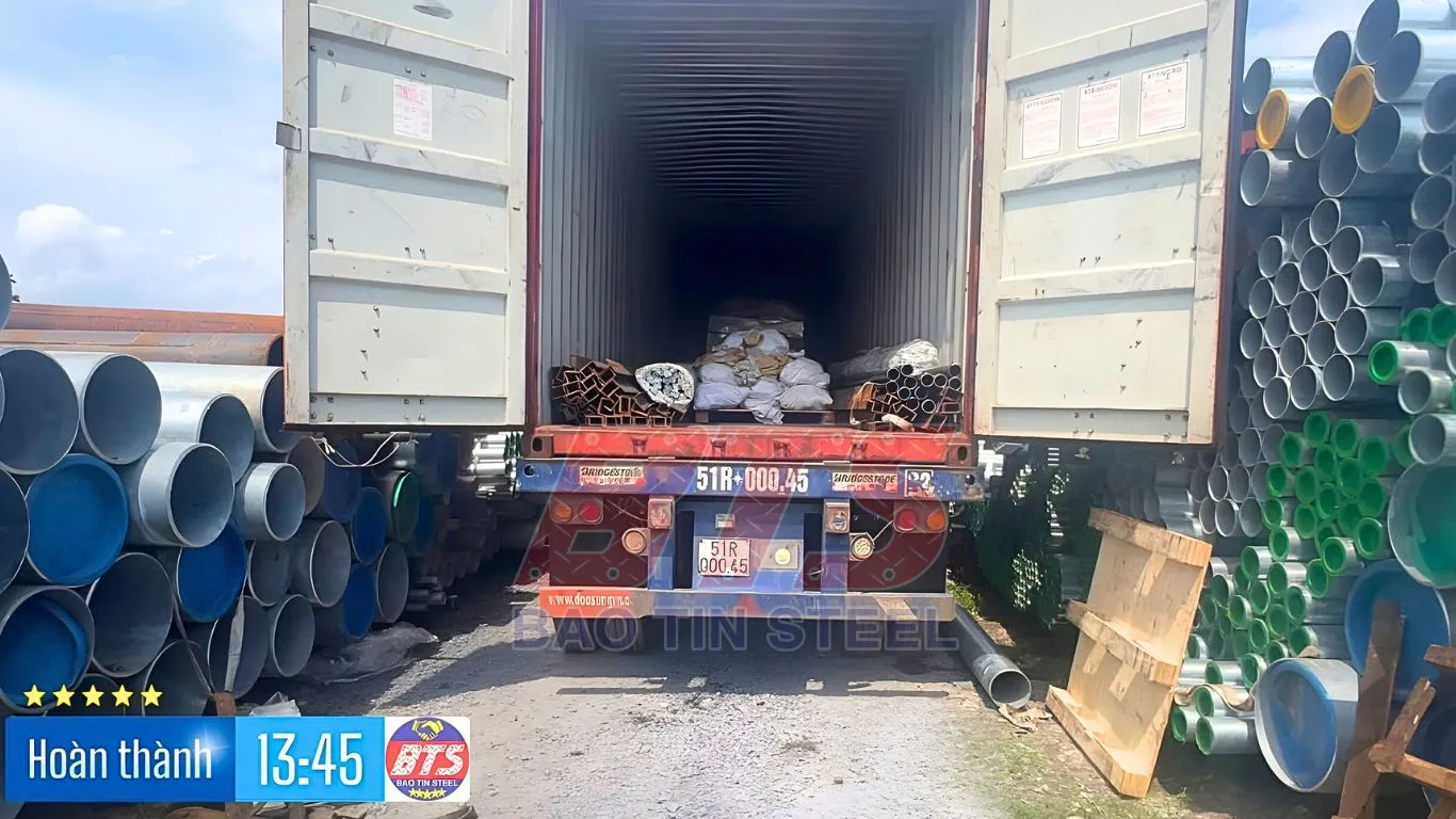 Vật tư Thép Bảo Tín cung cấp cho trung tâm logistic