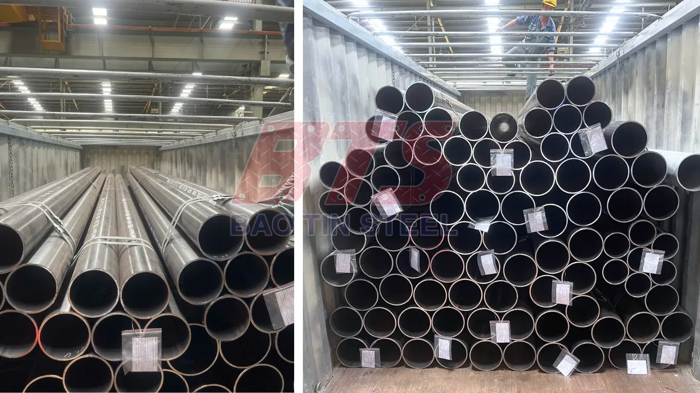 Vật tư Thép Bảo Tín cung cấp cho trung tâm logistic