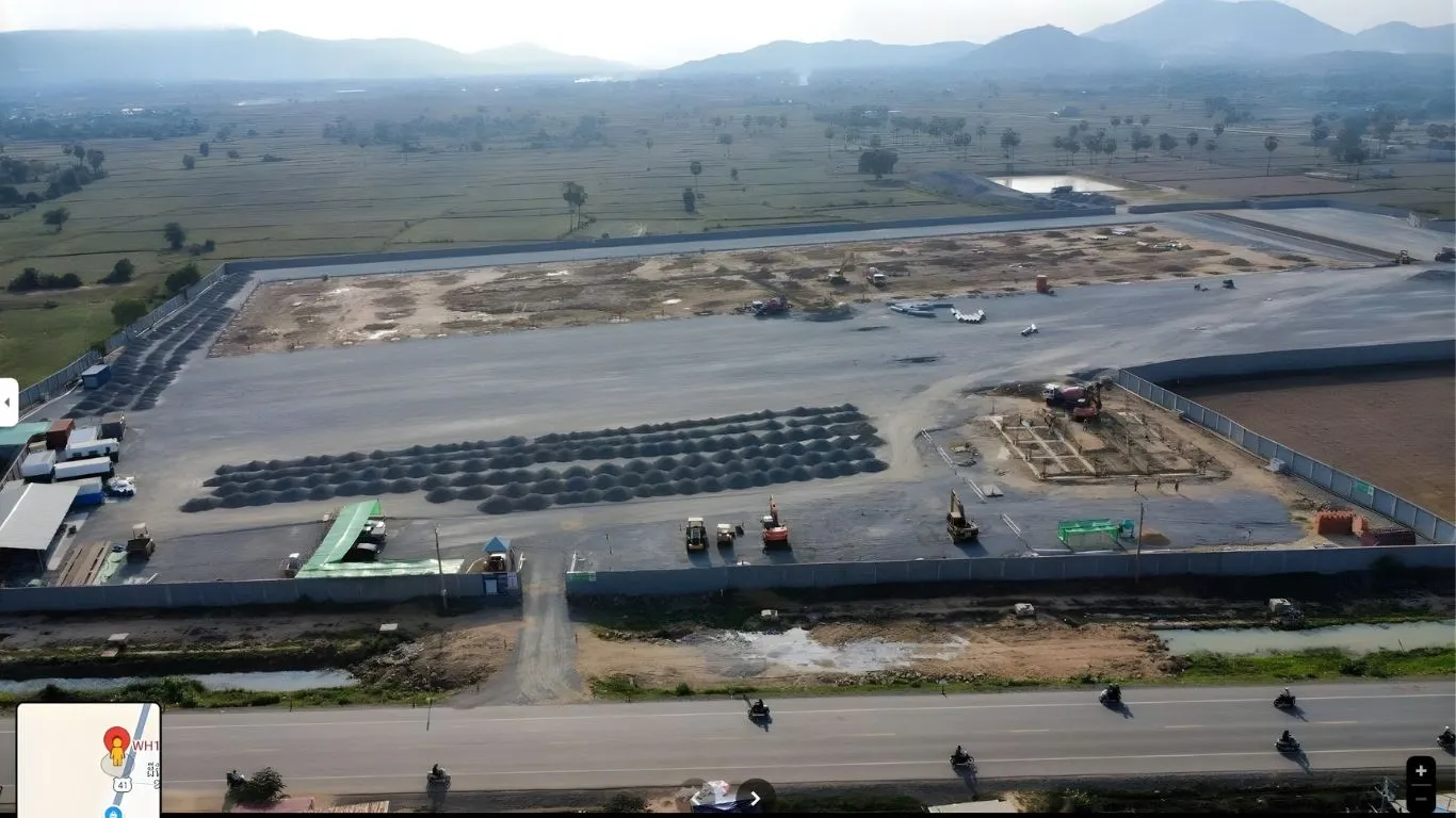 Vị trí của dự án trung tâm logistics Warehouse One Dry Port