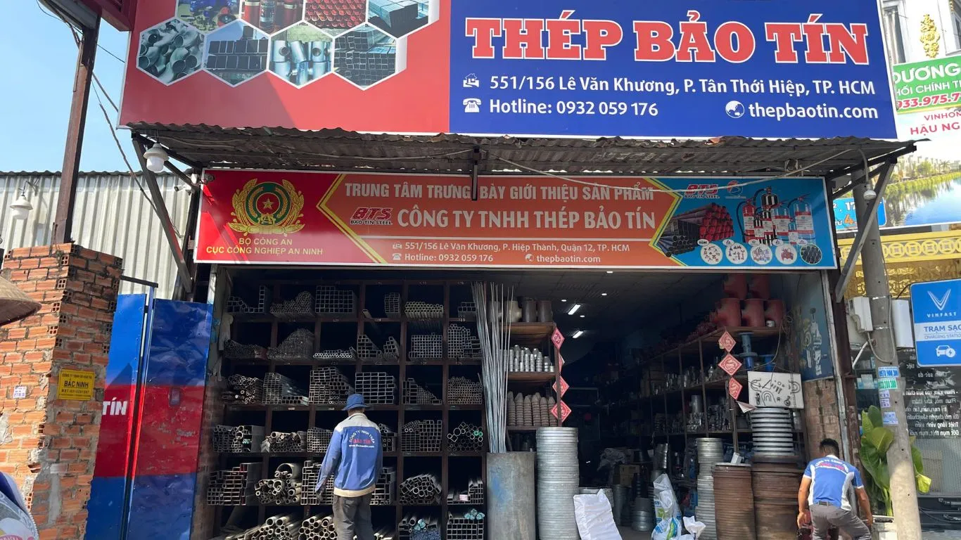 Cửa hàng sắt thép của Thép Bảo Tín Tại Hồ Chí Minh