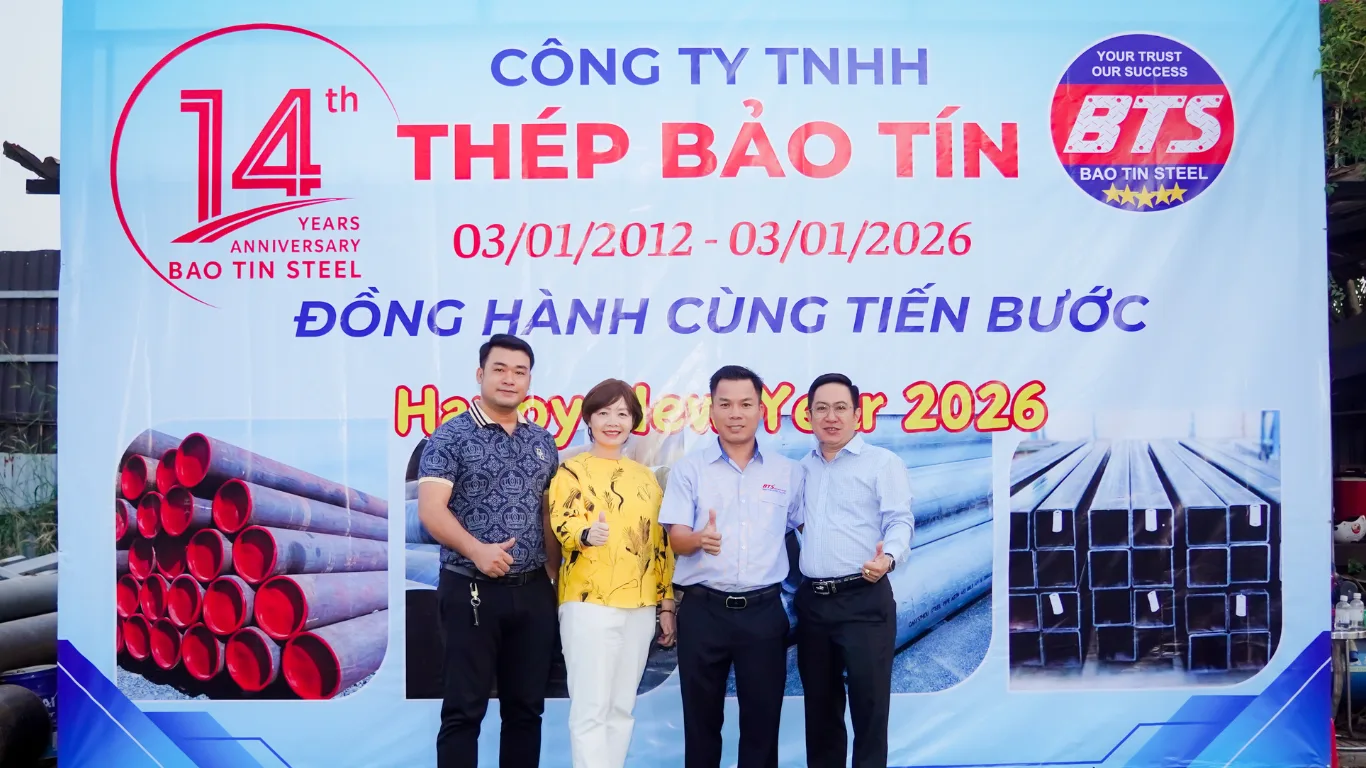 Lễ kỷ niệm 14 năm thành lập Thép Bảo Tín - Đồng hành cùng tiến bước