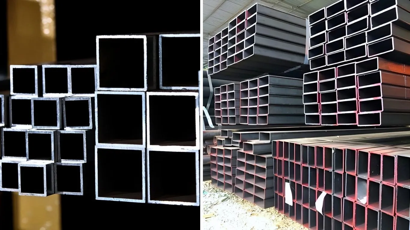 Thép hộp vuông và thép hộp chữ nhật tại cửa hàng 