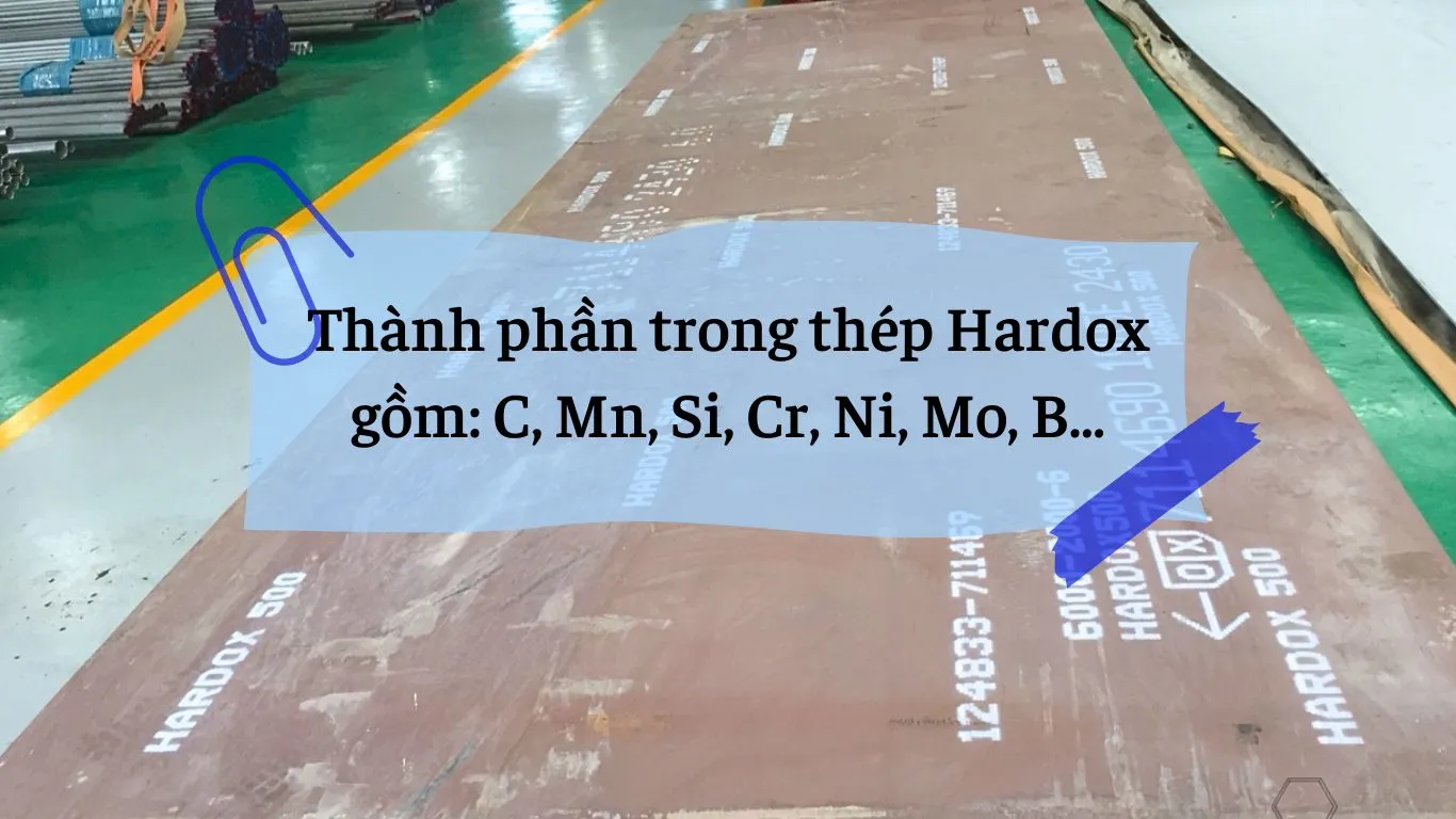 Thành phần hóa học thép Hardox